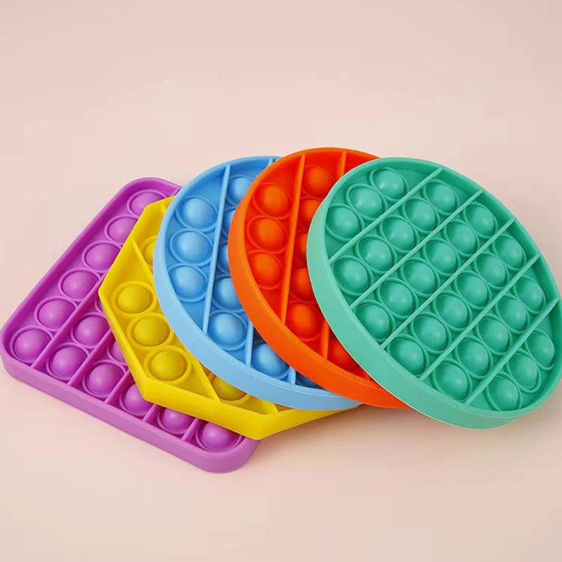3er-Pack Silikon-Bubble-Fidget-Spielzeug
