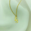 Custom Interlocking Initial Necklace