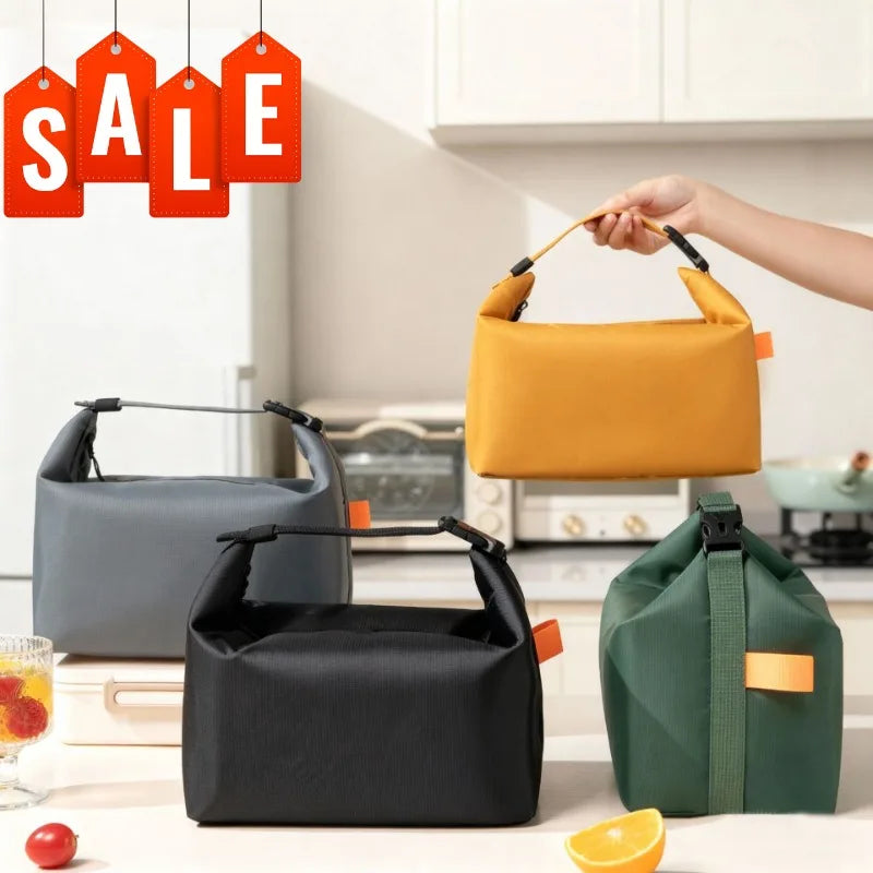 Insulated Lunch Bag for Adults – Waterproof Oxford Tote with Leakproof Lining