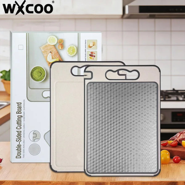 Stainless Steel Cutting Board with Measurement Guide