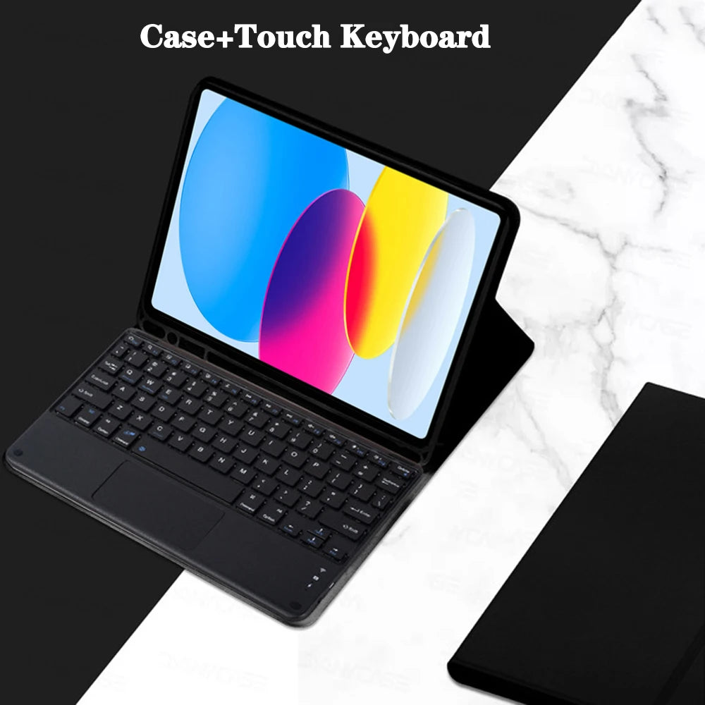 Detachable Keyboard Case for iPad 10th Gen and iPad 11th Gen (A16)