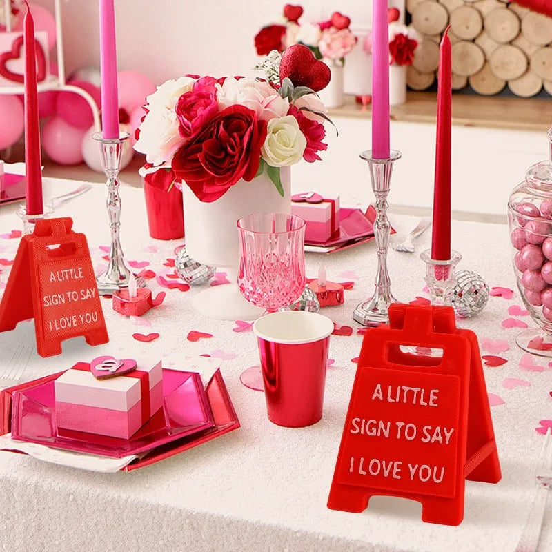 Mini Love Sign Desktop Decoration for Valentine's Day