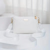 Quilted Chain Crossbody Bag with Adjustable Strap