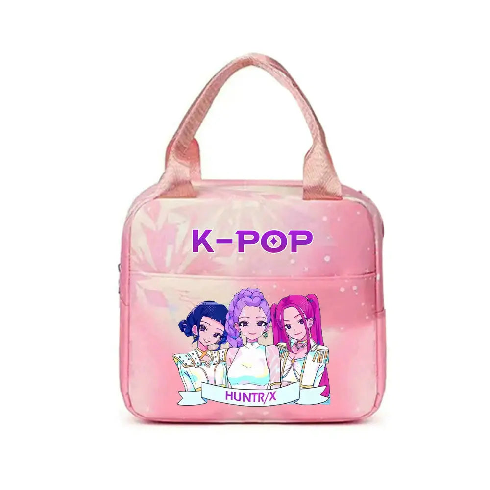 KPop Demon Hunters Insulated Lunch Bag with Shoulder Strap