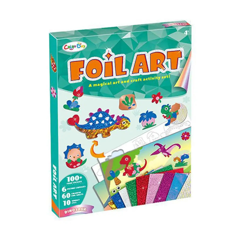 DIY Foil Art Sticker Kit for Kids