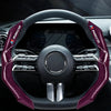 Carbon Fiber Texture Steering Wheel Cover - Anti-Slip & Comfortable Grip