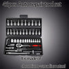46-Piece Ratchet Socket and Bit Tool Set with Carrying Case