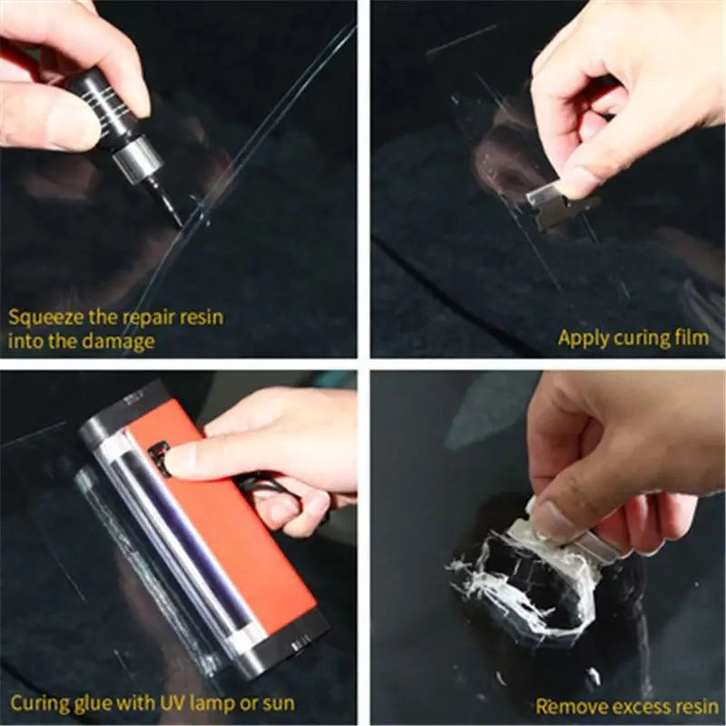 Windshield Repair Kit for Chips and Cracks