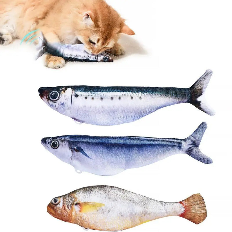 Motion-Sensor Interactive Fish Cat Toy
