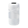 Spool of white ice cotton silk thread for knitting and crochet