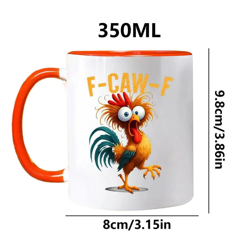 F-Caw-F Keramik-Kaffeetasse