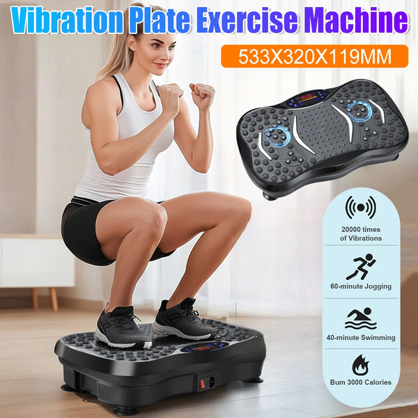 Machine d'exercice à vibrations avec Bluetooth