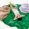 100% Bamboo Bed Sheet Set with Deep Pocket Fitted Sheet