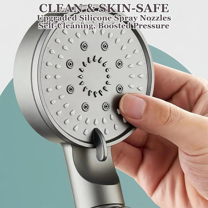 Handheld Filtered Shower Head with 5 Spray Modes