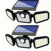 3-Head Adjustable Solar Security Light with 270° Motion Sensor