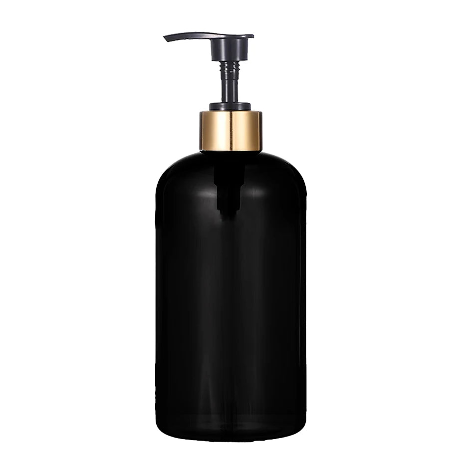 Refillable Gold Pump Soap Dispenser Bottle