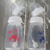 Hands-Free Self-Feeding Baby Bottle with Straw Brush (150ml)