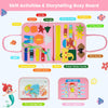 Montessori Busy Board – Dinosaur-Themed Sensory Learning Toy for Toddlers