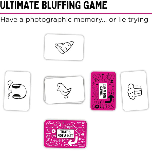 Ce N'est Pas Un Chapeau - Jeu de Société de Bluff et de Mémoire