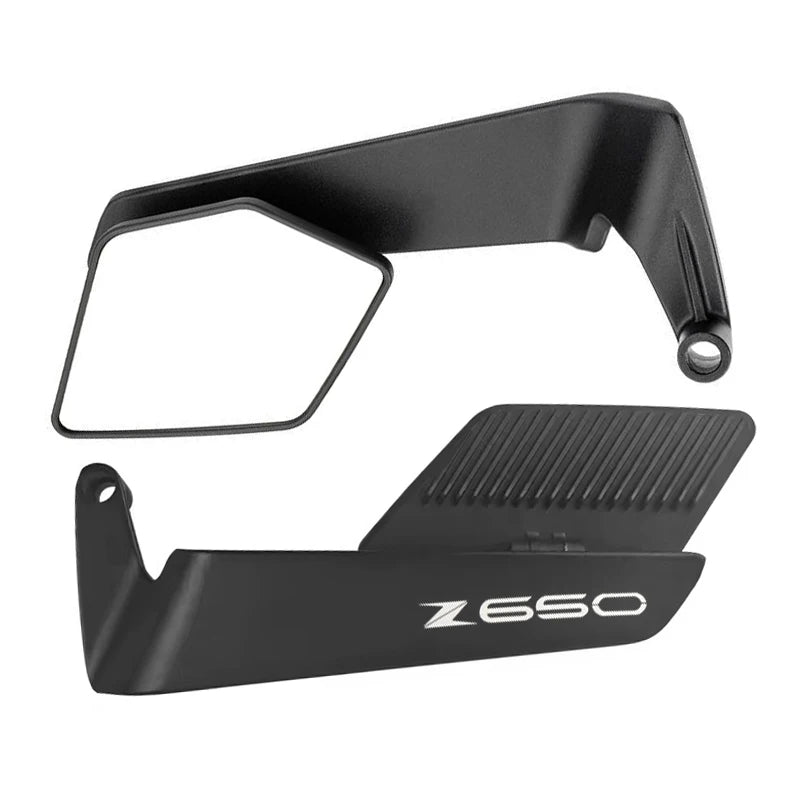 Universal Motorcycle Side Mirrors with Adjustable Winglets