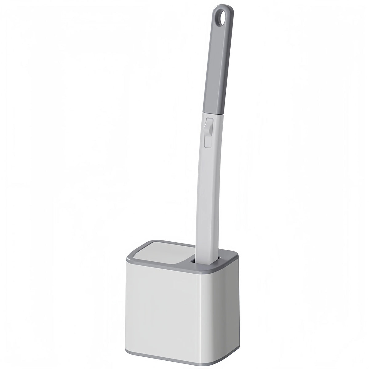 Disposable Toilet Brush Set with Wall-Mounted Holder and Refill Heads