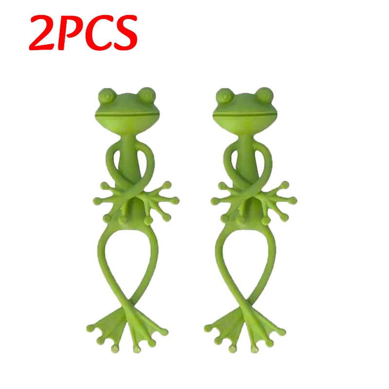 Frog-Shaped Plant Support & Vine Climbing Holder Set