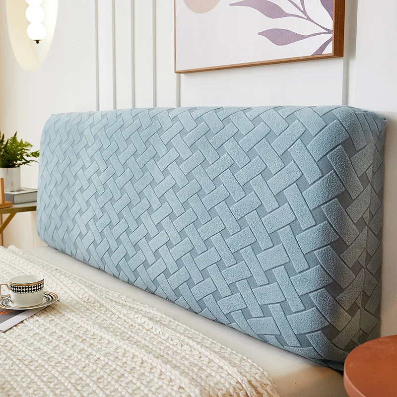 Stretchable Solid Color Headboard Cover Protector