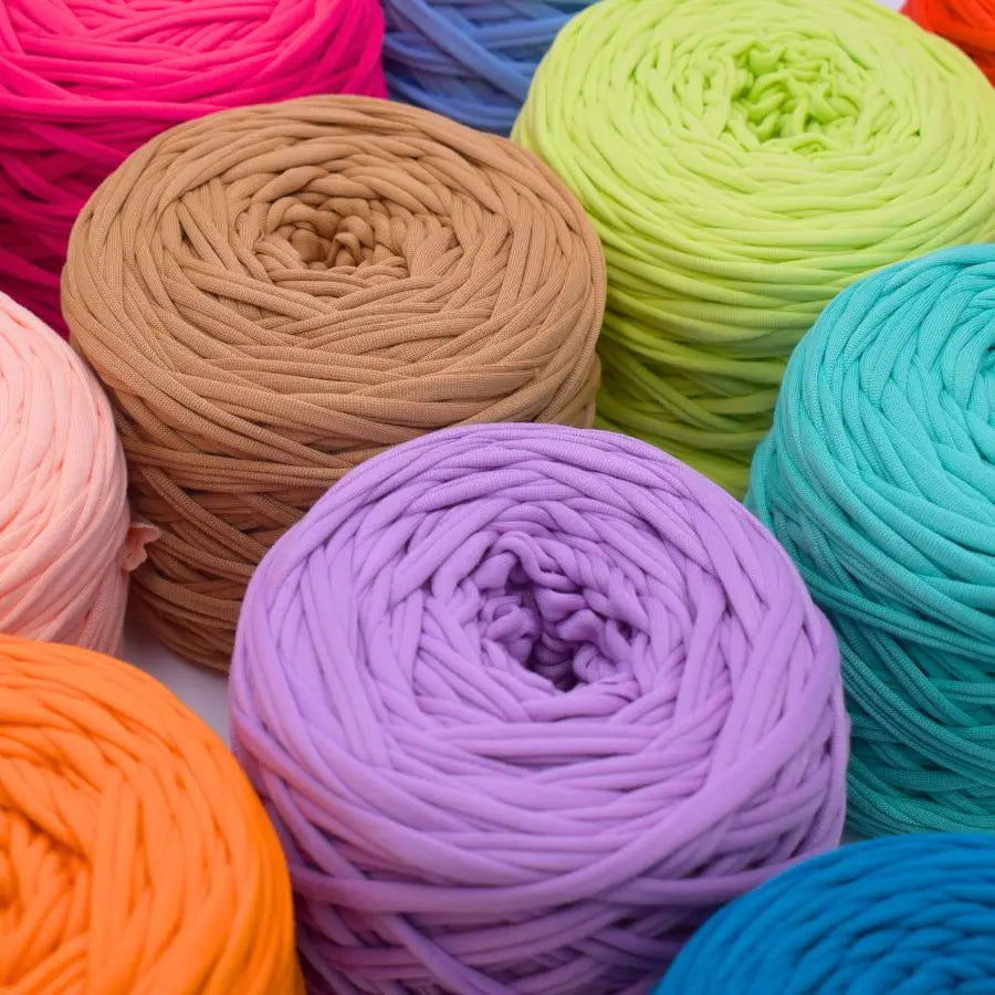 Recycled Polyester T-Shirt Yarn for Knitting and Crafting