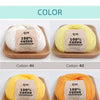 100% Organic Cotton Yarn for Knitting and Crocheting (2-Pack)