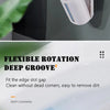 Wall-Mounted Disposable Toilet Brush Set with Refill Heads