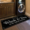 Non-Slip Felt Laundry Room Mat – Washable Runner Rug