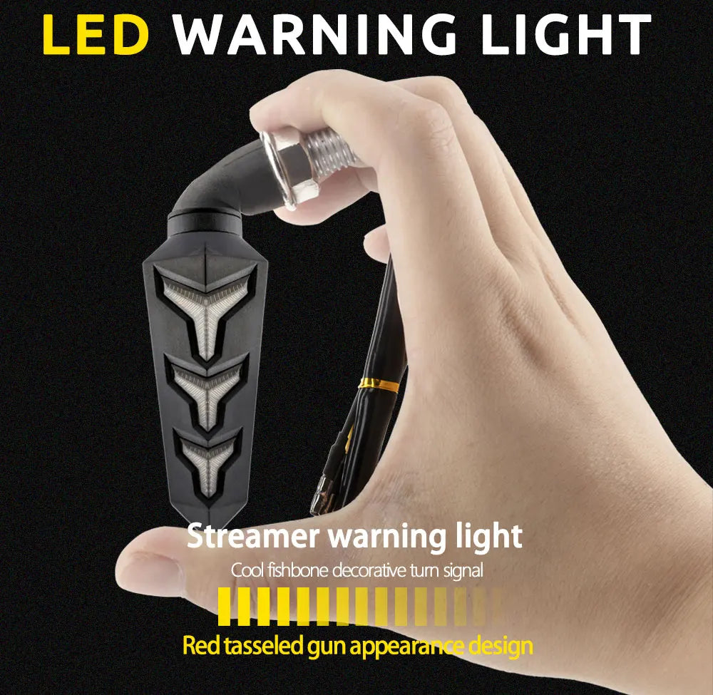 Sequential LED Motorcycle Turn Signal Lights