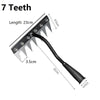 Heavy-Duty Carbon Steel Garden Weeding Rake
