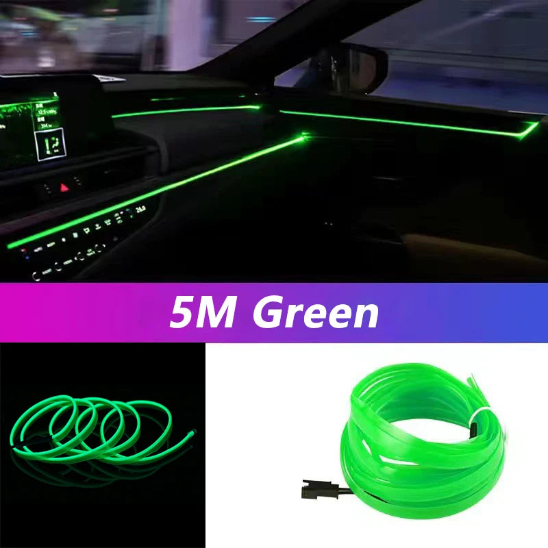 Flexible USB-Powered EL Wire Ambient Light Strip