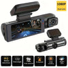 Dual Lens Car Dash Camera with Night Vision