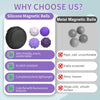 Silicone Magnetic Fidget Balls for Stress Relief and Focus