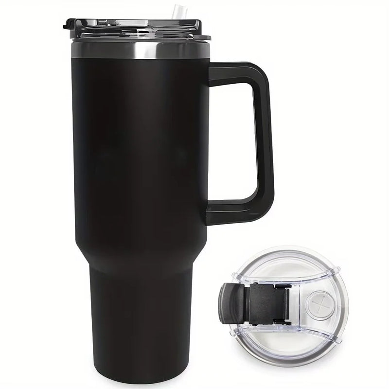 40oz Isolierter Edelstahl-Tumbler mit Deckel