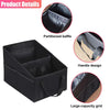 Foldable Car Seat Back Organizer with Cup Holders
