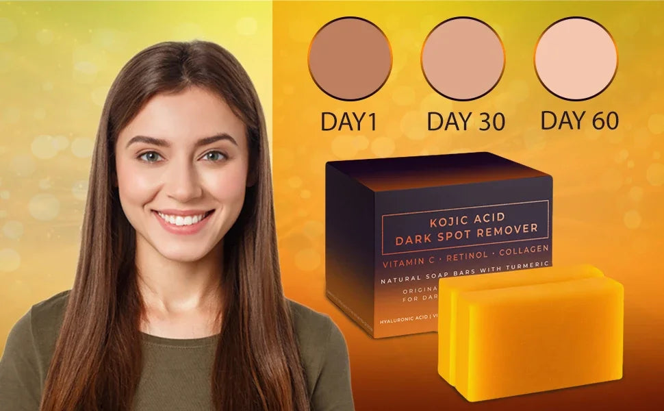 Kojic Acid Brightening Bar for Dark Spots & Even Skin Tone