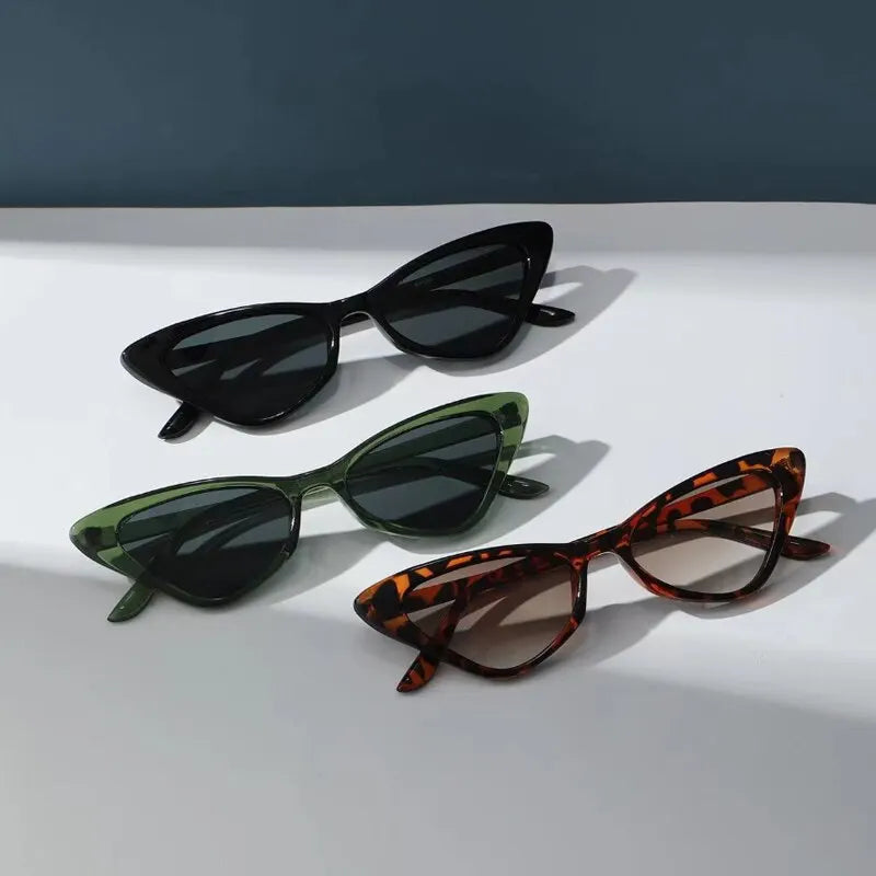Retro Cat Eye Sunglasses - Set of 3