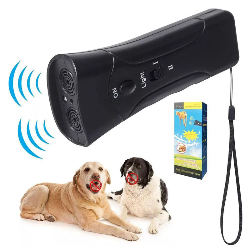 Ultrasonic Anti-Bark Trainer with LED Flashlight