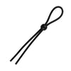 Black silicone cock ring designed for endurance and firmer erections