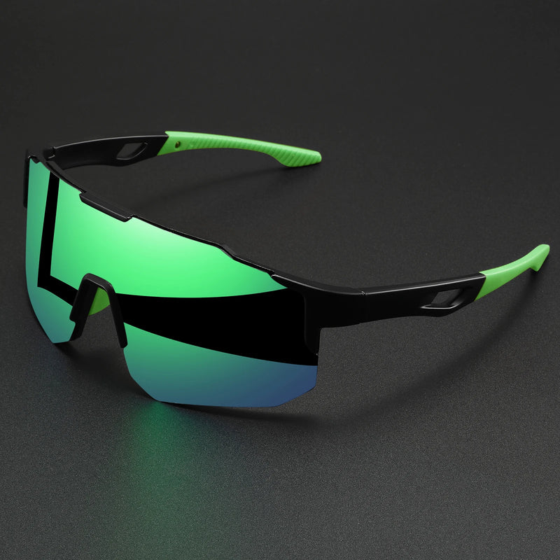 Oversized Wraparound Sports Sunglasses