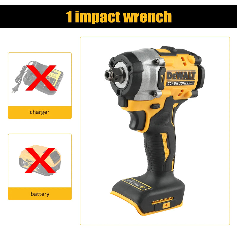 DEWALT DCF921 Atomic 20V MAX* Cordless Impact Wrench (Tool Only)