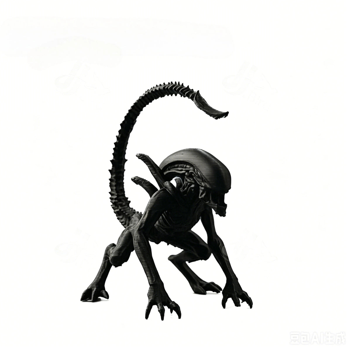 Sci-Fi Alien Monster Skulptur