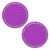 Rhinestone Crystal Car Cup Holder Coasters (Set of 2)