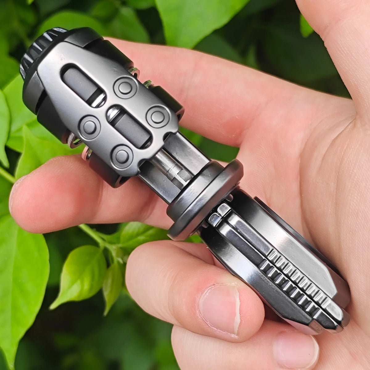 Precision Metal Fidget Slider with Ratchet Mechanism