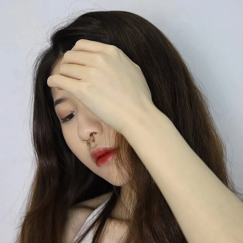 Non-Piercing Magnetic Nose Ring Hoop