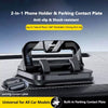 360° Rotating Car Phone Holder with Dashboard Mount and Parking Number Plate