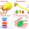 A set of colorful air dry clay modeling tools and clay pieces for kids, demonstrating easy shaping and good extension.